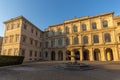 Sunset view of Palazzo Barberini - National Gallery of Ancient Art in Rome, Italy Royalty Free Stock Photo