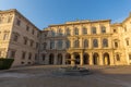 Sunset view of Palazzo Barberini - National Gallery of Ancient Art in Rome, Italy Royalty Free Stock Photo