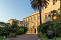 Sunset view of Palazzo Barberini - National Gallery of Ancient Art in Rome, Italy Royalty Free Stock Photo