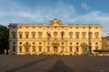 Sunset view of Palazzo della Consulta at Piazza del Quirinale in Rome, Italy Royalty Free Stock Photo