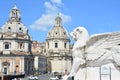 ROME, ITALY-June 29, 2014:View of Piazza Venezia