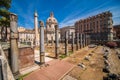 Rome, Italy - Juny, 2021: Piazza Venezia is a famous square in Rome. It is located at the foot of the Capitol, where five of the