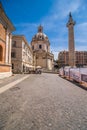 Rome, Italy - Juny, 2021: Piazza Venezia is a famous square in Rome. It is located at the foot of the Capitol, where five of the