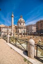 Rome, Italy - Juny, 2021: Piazza Venezia is a famous square in Rome. It is located at the foot of the Capitol, where five of the