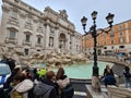 Rome, Italy, March 23, 2023 Trevi Fountain Royalty Free Stock Photo