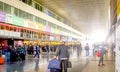 View of the main gallery of Termini railway station in Rome