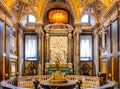 Baptismal chapel with baptistery of papal basilica of Saint Mary Major, Basilica di Santa Maria Maggiore, in Rome in Italy Royalty Free Stock Photo