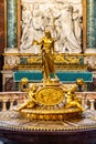 Baptismal chapel with baptistery of papal basilica of Saint Mary Major, Basilica di Santa Maria Maggiore, in Rome in Italy Royalty Free Stock Photo