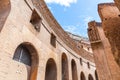 ROME, ITALY - MAY 06, 2019: Colosseum, Coliseum or Flavian Amphitheatre, interior corridors with arches - architectural