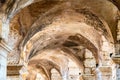 ROME, ITALY - MAY 06, 2019: Colosseum, Coliseum or Flavian Amphitheatre, interior corridors with arches - architectural