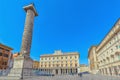 ROME, ITALY - MAY 09, 2017: Column of Marcus AureliusColonna di Royalty Free Stock Photo