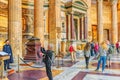 ROME, ITALY - MAY 09, 2017 : Inside interior of the Pantheon, is Royalty Free Stock Photo