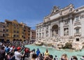 ROME, ITALY - MAY 24, 2022: Italy, Latium, Roma district, Trevi Fountain, Seven Hills of Rome Royalty Free Stock Photo