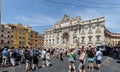 ROME, ITALY - MAY 24, 2022: Italy, Latium, Roma district, Trevi Fountain, Seven Hills of Rome Royalty Free Stock Photo