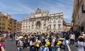 ROME, ITALY - MAY 24, 2022: Italy, Latium, Roma district, Trevi Fountain, Seven Hills of Rome Royalty Free Stock Photo