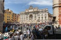 ROME, ITALY - MAY 24, 2022: Italy, Latium, Roma district, Trevi Fountain, Seven Hills of Rome Royalty Free Stock Photo