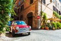 Rome, Italy - May 3, 2016. Old street in Rome. Royalty Free Stock Photo