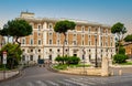 Palazzo del Viminale palace, Ministry of Interior headquarter at Piazza Viminale square in Quirinale quarter in Rome in Italy Royalty Free Stock Photo
