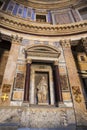 Pantheon was built as a temple to all the gods of ancient Rome, Royalty Free Stock Photo