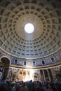 Pantheon was built as a temple to all the gods of ancient Rome, Royalty Free Stock Photo