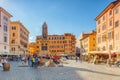 ROME, ITALY - MAY 09, 2017 : Square Campo de Fiori, Rome. Campo