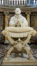 ROME, ITALY - May 19, 2017: Statue of Pius IX in marble, made by Ignazio Jacometti, in the Basilica Papale di Santa Maria Maggio Royalty Free Stock Photo