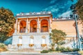 ROME, ITALY - MAY 08,2017 : Terrace de Pincio Terrazza del Pincio near People Square Piazza del Popolo  in Rome. Italy Royalty Free Stock Photo