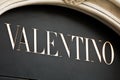 Rome, Italy - May 13, 2018: Valentino fashion store in Rome.