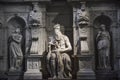 Rome, Moses by Michelangelo on the tomb of Pope Julius II in Saint Peter in chains (San Pietro in Vincoli) Royalty Free Stock Photo