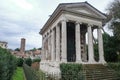 Rome, Italy - 27 Nov, 2022: The Temple of Portunus (Tempio di Portuno) or Temple of Fortuna Virilis Royalty Free Stock Photo