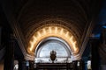 Engraved ceiling in the Vatican corridors in Rome Royalty Free Stock Photo