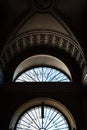 Engraved ceiling in the Vatican exit in Rome Royalty Free Stock Photo