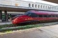 Italo high-speed train at the Rome Termini station in Rome in 2023 in Italy