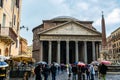 The Pantheon, a former Roman temple in Rome, Italy