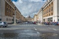 Magnificent view of the Cathedral of St. Peter from Via della Consiliazione