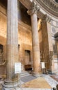 View of the interior of the Pantheon, Rome, Italy Royalty Free Stock Photo