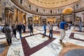 View of the interior of the Pantheon, Rome, Italy Royalty Free Stock Photo