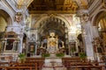 Rome, Italy - 05 October 2022: Basilica of St. Mary of Altar of Heaven on Capitoline hill interiors Royalty Free Stock Photo