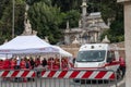 Rome, Italy - October 22, 2022: Cri Salus Day dedicated to health and prevention, organized by the Red Cross of Rome