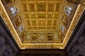 Rome, Italy - 07 October 2022: Interiors of Basilica of Saint Paul outside the Walls Royalty Free Stock Photo