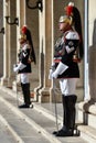 Italian national guard of honor during a welcome ceremony at the Quirinale Palace