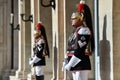 Italian national guard of honor during a welcome ceremony at the Quirinale Palace