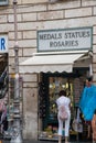 Small religious shop near Vatican