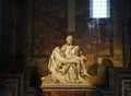 Statue of Pieta by Michelangelo in Vatican