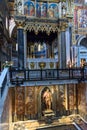 Statue of St. John the Baptist inside of Basilica di San Giovanni in Laterano in Rome. Italy