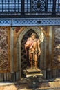 Statue of St. John the Baptist inside of Basilica di San Giovanni in Laterano in Rome. Italy
