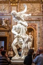 Statues and Paintings at The Borghese Gallery