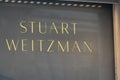 Stuart Weitzman store sign