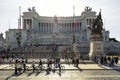 Victor Emmanuel II National Monument or Vittoriano at Piazza Venezia in Rome, Italy Royalty Free Stock Photo