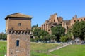 View of the remains of the Circus Maximus Circo Massimo, Rome, Italy